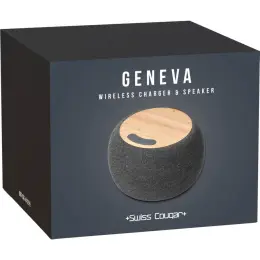 Swiss Cougar Geneva Wireless Charger & Bluetooth Speaker Gift Box